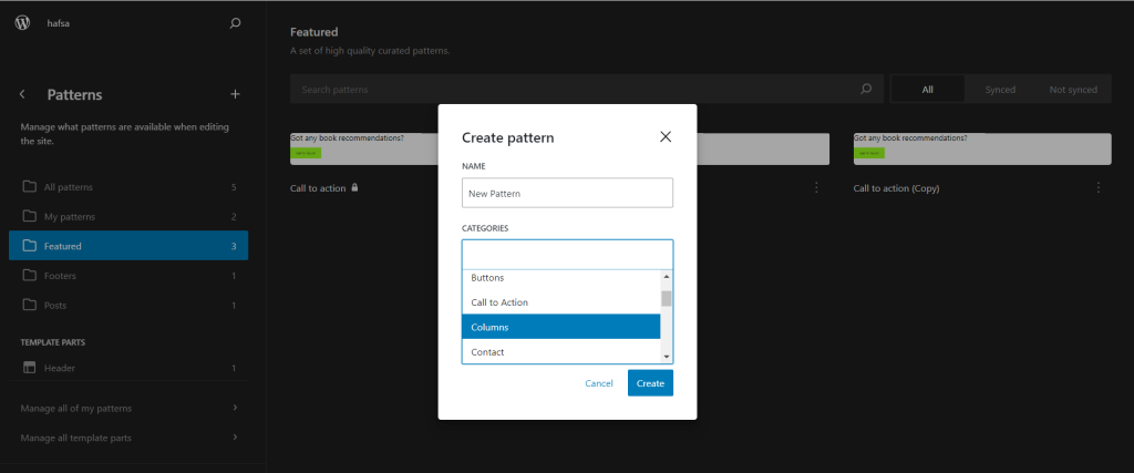 Create Your Own Pattern Categories in WordPress 6.4